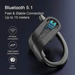 BENOBBY KIDS Écouteurs Sans Fil, écouteurs Sans Fil Sport Bluetooth 5.1 Dans L'oreille Avec Double Micro, écouteurs Sans Fil 40H Avec Suppression Du Bruit Des Basses Profondes IP7 étanches, Affichage LED -Protection auditive et tête Soldes 2022 65975514 5