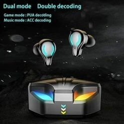 BENOBBY KIDS Écouteurs Sans Fil Avec Boîtier De Charge, Casque De Jeu Antibruit, écouteurs 5.1 Compatibles Bluetooth, Casque De Sport Stéréo Hi-Fi Avec Microphone