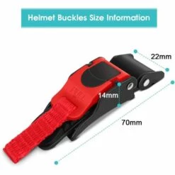 YEURIé Clip De Vitesse Pour Casque De Moto, Boucle De Bouton De Casque, Boucle De Clip De Casque Pour Garder Le Casque Stable,3Pcs -Protection auditive et tête Soldes 2022 66084654 4