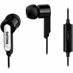 BRICOMARTEAU Casques Avec Microphone Philips Noir Silicone