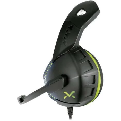 BRICOMARTEAU Casques Avec Microphone Droxio LEYON Noir/Vert 4 BRICOMARTEAU Casques Avec Microphone Droxio LEYON Noir/Vert – Image 2