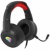 BRICOMARTEAU Casques Bluetooth Avec Microphone Genesis Neon 200 Rouge Noir