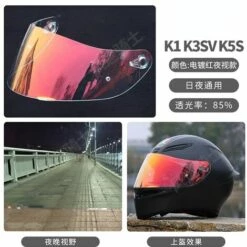 FUIENKO Visière De Casque De Moto, Pare-vent Anti-rayures Pour AGV K1 K3SV K5, Accessoires De Moto,revo Sliver 9 FUIENKO Visière De Casque De Moto, Pare-vent Anti-rayures Pour AGV K1 K3SV K5, Accessoires De Moto,revo Sliver -Protection auditive et tête Soldes 2022 66329917 3