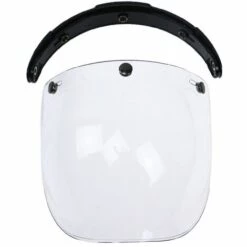 FUIENKO Casque De Moto Avec Visière à Bulles, Protection UV 400, Demi-visage, Approuvé CE, Verre, S'adapte à 3 Broches, Avec Rabat,gradiant Smoke -Protection auditive et tête Soldes 2022 66330404 3