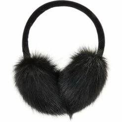 ZHUOXUAN Cache-oreilles Réglables En Fausse Fourrure Pour Femmes Et Filles - Cache-oreilles En Peluche (noir)