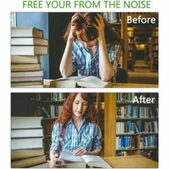 Boule Quies En Mousse Souple, 10 Paires Éponge Bouchon Doreille Anti Bruit 31dB Avec Boîte De Rangement Pour Protection De L’ouïe, Sommeil, Travail Et Étudier, Adélala -Protection auditive et tête Soldes 2022 66377763 3