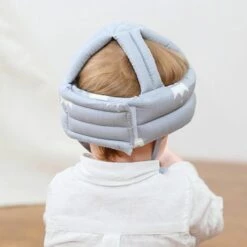 Casques De Sécurité Pour Bébé Chapeaux Antichute Pour Bébé Casquettes En Coton Ajustables Pouvant Protéger La Tête Adaptées Aux Enfants De 0 à 3 Ans,-Adélala -Protection auditive et tête Soldes 2022 66378534 3