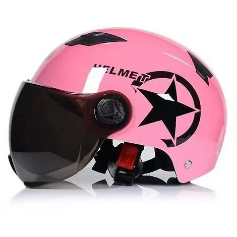 DONTODENT Moteur électrique Casque De Voiture Scooter Vélo Open Face Half Baseball Cap Anti-UV Safety Hard Hat Bicycle- Black 6 DONTODENT Moteur électrique Casque De Voiture Scooter Vélo Open Face Half Baseball Cap Anti-UV Safety Hard Hat Bicycle- Black – Image 4