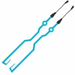 FUIENKO Bande Autocollante Réfléchissante LED Pour Casque De Moto, Lumière Froide, Décoration Imperméable Modifiée,Blue,CHINA