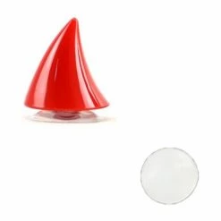 FUIENKO Ventouse En Silicone Pour Casque De Moto, 1 Pièce, Coin De Casque De Moto En Plastique Résilient, Corne Douce, Décoration De Corne, Accessoires De Décoration,1 Pcs Red