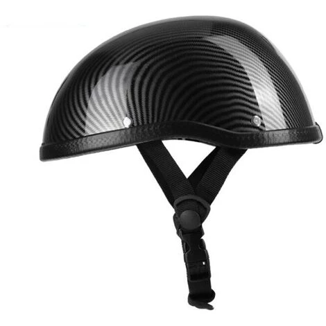 FUIENKO Demi-casque De Moto De Style Rétro, ABS + Coton, Capuchon En Plastique Pour Motocycliste, Pilote De Moto, Stries De Carbone Universelles Lavables,CHINA 5 FUIENKO Demi-casque De Moto De Style Rétro, ABS + Coton, Capuchon En Plastique Pour Motocycliste, Pilote De Moto, Stries De Carbone Universelles Lavables,CHINA – Image 3