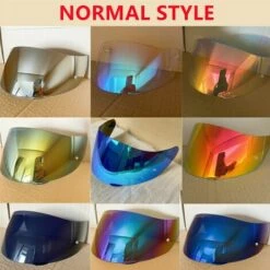 FUIENKO Visière De Casque De Moto Complète, Pour AGV K5 K3SV K1, Visière De Casque De Moto, Visière De Pare-brise D'objectif K3SV K5,New Rainbow,CHINA -Protection auditive et tête Soldes 2022 66413882 3