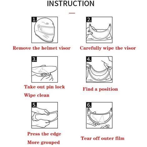 FUIENKO Film Antibuée Pour Visière De Casque De Moto, Pour HJC RPHA 11 RPHA 70, Accessoires,RPHA11 70 7 FUIENKO Film Antibuée Pour Visière De Casque De Moto, Pour HJC RPHA 11 RPHA 70, Accessoires,RPHA11 70 – Image 5