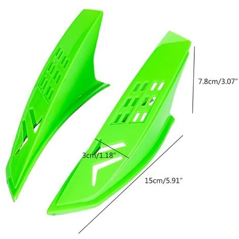 FUIENKO Autocollant De Décoration En Corne Pour Casque De Moto, 2 Pièces, Accessoires De Décoration Amusants Pour Casque D7YA,green 4 FUIENKO Autocollant De Décoration En Corne Pour Casque De Moto, 2 Pièces, Accessoires De Décoration Amusants Pour Casque D7YA,green – Image 2