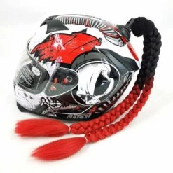 FUIENKO Tresses De Casque De Moto Pour Femmes, Perruque Multicolore Torsadée, Double Queue De Cheval, Cadeau De Noël, Nouvelle Collection,Specify The Color -Protection auditive et tête Soldes 2022 66414504 3