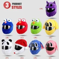 FUIENKO Casquette Pour Casque De Moto, Couverture Complète, Chapeau, Cadeau, Amusant, étui De Protection Pour L'extérieur, Personnalisé,2,CHINA -Protection auditive et tête Soldes 2022 66414543 4