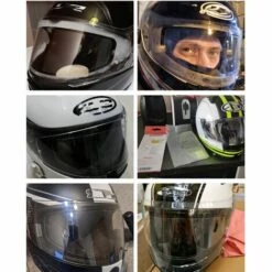 FUIENKO Film Antibuée Pour Casque De Moto, Autocollant Visage Complet Pour AGV K5 K3SV K1, Accessoire Pour Visière,1pcs,CHINA -Protection auditive et tête Soldes 2022 66414622 3
