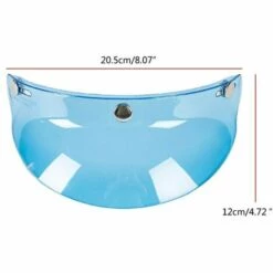 FUIENKO Visière De Casque De Moto, Bouclier à 3 Boutons, Design Ouvert, Cadeau Pour Passionnés De Moto, 3/4,Solid Blue 11 FUIENKO Visière De Casque De Moto, Bouclier à 3 Boutons, Design Ouvert, Cadeau Pour Passionnés De Moto, 3/4,Solid Blue -Protection auditive et tête Soldes 2022 66414735 5