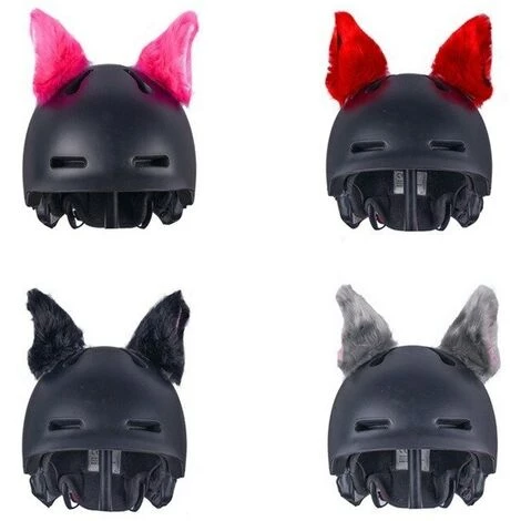 FUIENKO Casque De Moto En Peluche Oreilles De Chat, 2 Pièces/paire, Autocollant De Style, Décoration Cosplay, Accessoires De Casque,D 5 FUIENKO Casque De Moto En Peluche Oreilles De Chat, 2 Pièces/paire, Autocollant De Style, Décoration Cosplay, Accessoires De Casque,D – Image 3