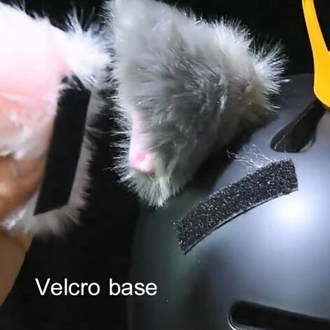 FUIENKO Casque De Moto En Peluche Oreilles De Chat, 2 Pièces/paire, Autocollant De Style, Décoration Cosplay, Accessoires De Casque,D 6 FUIENKO Casque De Moto En Peluche Oreilles De Chat, 2 Pièces/paire, Autocollant De Style, Décoration Cosplay, Accessoires De Casque,D – Image 4