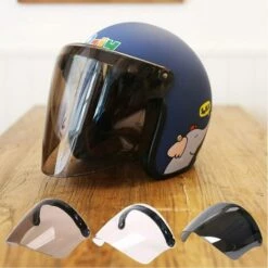 FUIENKO Visière De Casque De Moto, Visière à 3 Boutons, Design Ouvert, Cadeau Pour Les Passionnés De Moto,colorful 11 FUIENKO Visière De Casque De Moto, Visière à 3 Boutons, Design Ouvert, Cadeau Pour Les Passionnés De Moto,colorful -Protection auditive et tête Soldes 2022 66415047 5