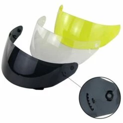 FUIENKO Lentille De Protection De Moto Anti-UV Pour Casque Intégral, Adapté à LS2 FF352 FF369 FF384, Version Offre Spéciale,A3 -Protection auditive et tête Soldes 2022 66415738 3