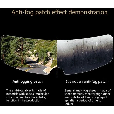 FUIENKO Patch Anti-buée Pour Casque De Moto, Films Antibuée Universels Pour Accessoires,as Picture Shown 7 FUIENKO Patch Anti-buée Pour Casque De Moto, Films Antibuée Universels Pour Accessoires,as Picture Shown – Image 5