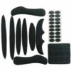 FUIENKO Coussinets En Mousse Pour Casque, 27 Pièces, Rembourrage Intérieur Universel, Kit éponge Pour Sports De Plein Air, Cyclisme, Airsoft, Moto, Accessoires De Vélo,Pologne 2 FUIENKO Coussinets En Mousse Pour Casque, 27 Pièces, Rembourrage Intérieur Universel, Kit éponge Pour Sports De Plein Air, Cyclisme, Airsoft, Moto, Accessoires De Vélo,Pologne -Protection auditive et tête Soldes 2022 66416561 1