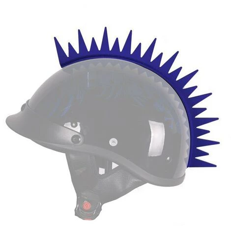 FUIENKO Lame De Scie Pour Casque De Moto Punk, Warhawk Mohawk Pour Motos, Motos De Sport, Vélos Hors Route, Motoneiges, Cruisers Et Cadeaux,green 5 FUIENKO Lame De Scie Pour Casque De Moto Punk, Warhawk Mohawk Pour Motos, Motos De Sport, Vélos Hors Route, Motoneiges, Cruisers Et Cadeaux,green – Image 3