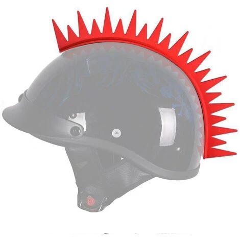 FUIENKO Lame De Scie Pour Casque De Moto Punk, Warhawk Mohawk Pour Motos, Motos De Sport, Vélos Hors Route, Motoneiges, Cruisers Et Cadeaux,green 7 FUIENKO Lame De Scie Pour Casque De Moto Punk, Warhawk Mohawk Pour Motos, Motos De Sport, Vélos Hors Route, Motoneiges, Cruisers Et Cadeaux,green – Image 5