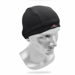 Fuienko – Casque De Moto Respirant, Casquette Intérieure Pour Hommes Et Femmes, Séchage Rapide, évacuation De L'humidité, été,Black