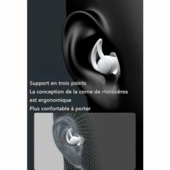 BENOBBY KIDS Bouchons D'oreille De Sommeil Antibruit étanches En Silicone 33db Antibruit Bloquant Le Son Bouchons D'oreille De Sommeil Doux Bouchons D'oreille Réutilisables Pour Dormir, Ronfler (2 -Protection auditive et tête Soldes 2022 66718035 4