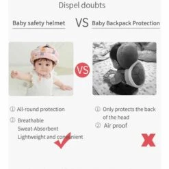OCXIN 360 ° Anti-Collision Bébé Casque Protection De La Tête Antichoc Casque De Sécurité Casque De Sécurité Infant Toddler Kids Head Protection Cap Safety Hat Cotton Hat Head Protection Cap Protection De La Tête Réglable, 6 à 60 Mois Bébé 10 OCXIN 360 ° Anti-Collision Bébé Casque Protection De La Tête Antichoc Casque De Sécurité Casque De Sécurité Infant Toddler Kids Head Protection Cap Safety Hat Cotton Hat Head Protection Cap Protection De La Tête Réglable, 6 à 60 Mois Bébé -Protection auditive et tête Soldes 2022 66859036 4