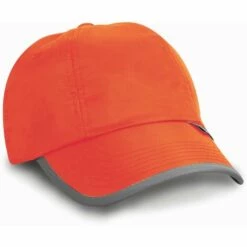 RESULT CASQUETTE AVEC BORDURES RÉFLÉCHISSANTES 'One Size Orange - Orange