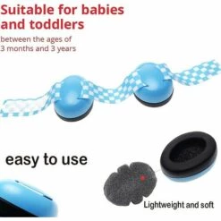 DONTODENT Casque Antibruit Pour Bébé, Protection Auditive Pour Bébé Cache-oreilles Pour Enfants Protection Auditive Pour Bébé Casque Confortable Réglable Pliable Baby N -Protection auditive et tête Soldes 2022 66970536 2