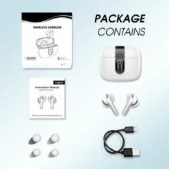 OCXIN Écouteurs Sans Fil, écouteurs Sans Fil Intra-auriculaires Avec Microphone, 40h De Lecture Ipx7 étanche USB C Bluetooth Casque Sport -Protection auditive et tête Soldes 2022 67156769 5