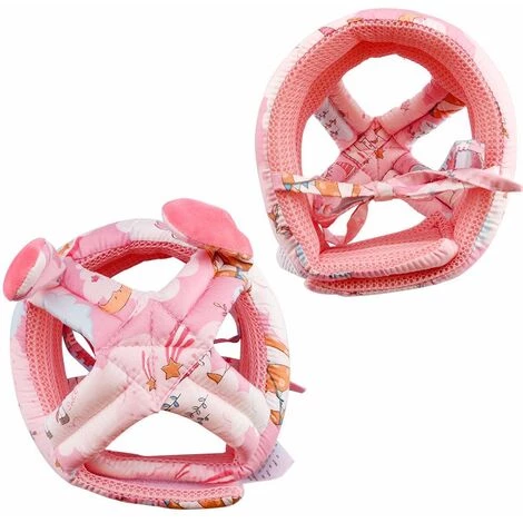 PERLE RARE Casque De Marche Pour Tout-petits, Pare-chocs Pour Bébé, Coussin De Tête Respirant, Bonnet De Sécurité Anti-chute Pour Enfants Pour Marcher Et Jouer - Rose Clair 6 PERLE RARE Casque De Marche Pour Tout-petits, Pare-chocs Pour Bébé, Coussin De Tête Respirant, Bonnet De Sécurité Anti-chute Pour Enfants Pour Marcher Et Jouer - Rose Clair – Image 4
