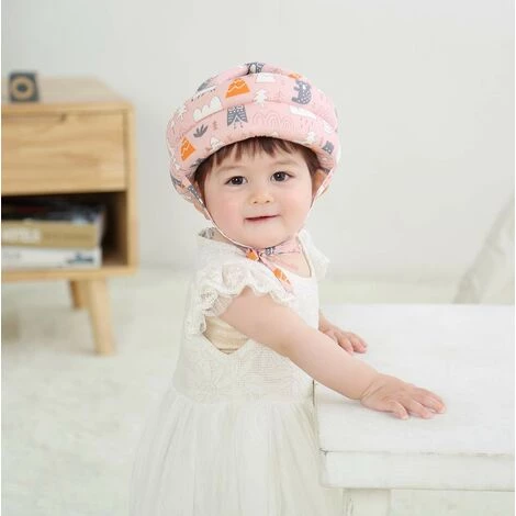 PERLE RARE Casque Bébé Pour Ramper Et Marcher, Casque De Sécurité Pour Bébé, Protection De La Tête De Bébé (rose) 7 PERLE RARE Casque Bébé Pour Ramper Et Marcher, Casque De Sécurité Pour Bébé, Protection De La Tête De Bébé (rose) – Image 5
