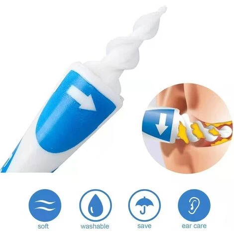 Fei Yu Nettoyant Oreille - Q Grips Nettoyant, Oreilles Appareil Reutilisable Avec Tige Souple En Silicone X16 - Nettoyeur Pour Oreilles Enfant, Adulte - Nettoyage Ear Wax Cleaner 7 Fei Yu Nettoyant Oreille - Q Grips Nettoyant, Oreilles Appareil Reutilisable Avec Tige Souple En Silicone X16 - Nettoyeur Pour Oreilles Enfant, Adulte - Nettoyage Ear Wax Cleaner – Image 5