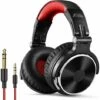 THSINDE Casque Pro 10 Over Ear, Casque Filaire Avec Shareport Et Microphone, Jack 3,5 Mm Et 6,35 Mm, Casque Pour Enregistrement, Mixage, Surveillance De Studio, DJ, Guitare, Podcast, Mobile, PC-Bleu -Protection auditive et tête Soldes 2022 67378069 1