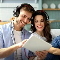 THSINDE Casque Pro 10 Over Ear, Casque Filaire Avec Shareport Et Microphone, Jack 3,5 Mm Et 6,35 Mm, Casque Pour Enregistrement, Mixage, Surveillance De Studio, DJ, Guitare, Podcast, Mobile, PC-Bleu -Protection auditive et tête Soldes 2022 67378069 5