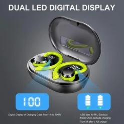 THSINDE Écouteurs Bluetooth Sport, Écouteurs Dascert Bluetooth 5.3 Avec 2 Micro HD, Stéréo HiFi, Écouteurs Sans Fil à Annulation De Bruit Étanches IP7, Basses Améliorées, Écouteurs Bluetooth 48 Heures De Lecture -Protection auditive et tête Soldes 2022 67378246 3