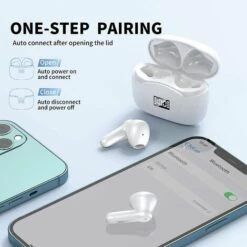 THSINDE Casque Bluetooth, Casque Stéréo Bluetooth 5.3 Avancé, Casque Intra-auriculaire Sans Fil Avec 4 Micros, Charge Rapide USB-C, Contrôle Tactile, écran LED, Casque Bluetooth étanche IP7 Pour Android IOS 10 THSINDE Casque Bluetooth, Casque Stéréo Bluetooth 5.3 Avancé, Casque Intra-auriculaire Sans Fil Avec 4 Micros, Charge Rapide USB-C, Contrôle Tactile, écran LED, Casque Bluetooth étanche IP7 Pour Android IOS -Protection auditive et tête Soldes 2022 67378361 4