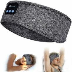 DONTODENT Casque Bluetooth 5.0 Bandeau Sport Bandeaux Sommeil Entraînement