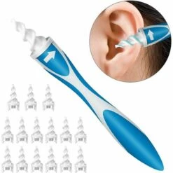 Cisea Extracteur De Cérumen En Silicone En Spirale, Nettoyeur D'oreille -Protection auditive et tête Soldes 2022 67564040 3