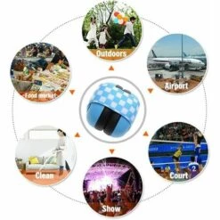 ENLENK Baby Casque Anti-Bruit Protection Auditive Pour Bébé Et Tout-Petits - Casque Antibruit Jusqu'à Améliore Le Sommeil Pendant Les Déplacements Réglable -Protection auditive et tête Soldes 2022 67585177 4