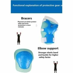 LLOVE Casque De Vélo Pour Enfants Équipement De Protection Set âge 3-13 Ans Knee Pads Coudières Poignet Cyclisme Roller Garçons Filles Et Casques De Planche à Roulettes Réglable Pour Scooter.3.M -Protection auditive et tête Soldes 2022 67631179 3