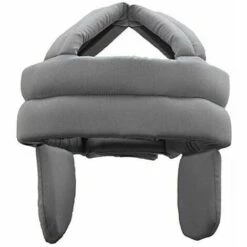 Casque De Protection Pour Personnes ?gées Casque De Sécurité Anti-chute Chapeau De Protection De Tête Coton Respirant Chapeau Anti-collision Vieil Homme Avec Protection Auditive, Taille Ajustable(Gris),Tanètue
