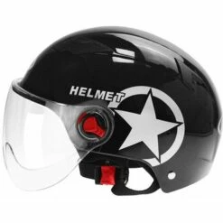 YIDOMDE Casque De VšŠlo Adulte Pour Hommes Et Femmes,Casque Harley Avec Lumiššre Arriššre USB Rechargeable Et Lunettes MagnšŠtiques Pour Hommes Et Femmes