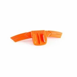 LIFCAUSAL Kits De Support De Casque De Moto Anti-dérapant Anti-choc Pour Caméra D'action, Caméra Insta360 Et Démontage Plus Rapide (Orange)